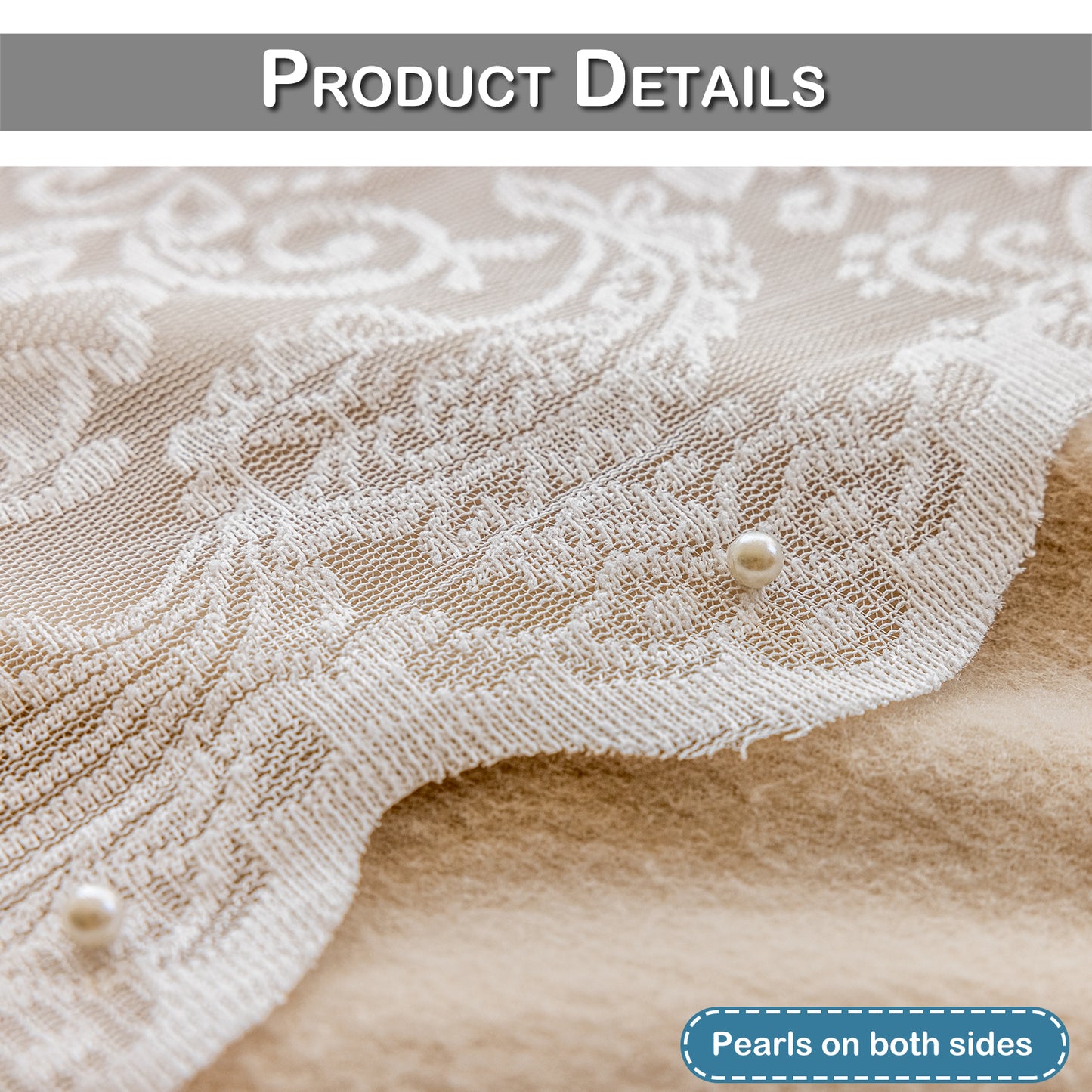 Beaded gauze netting