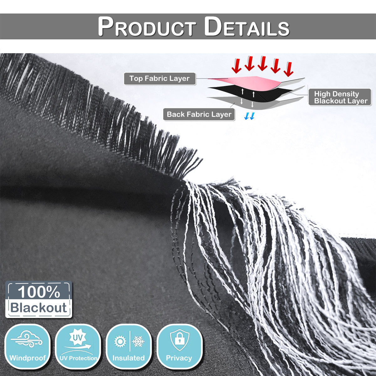 window curtain match for the curtain pole