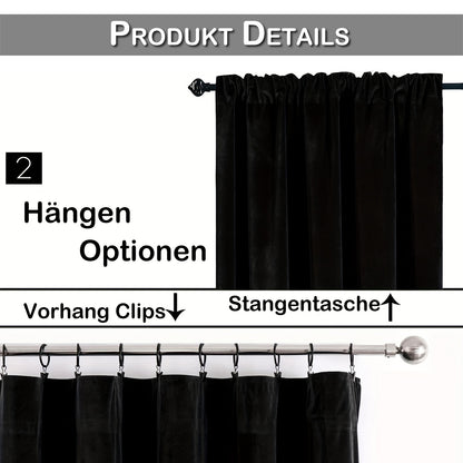 Velour Animal Print Curtains for Motorhomes and Caravans – Set of 2