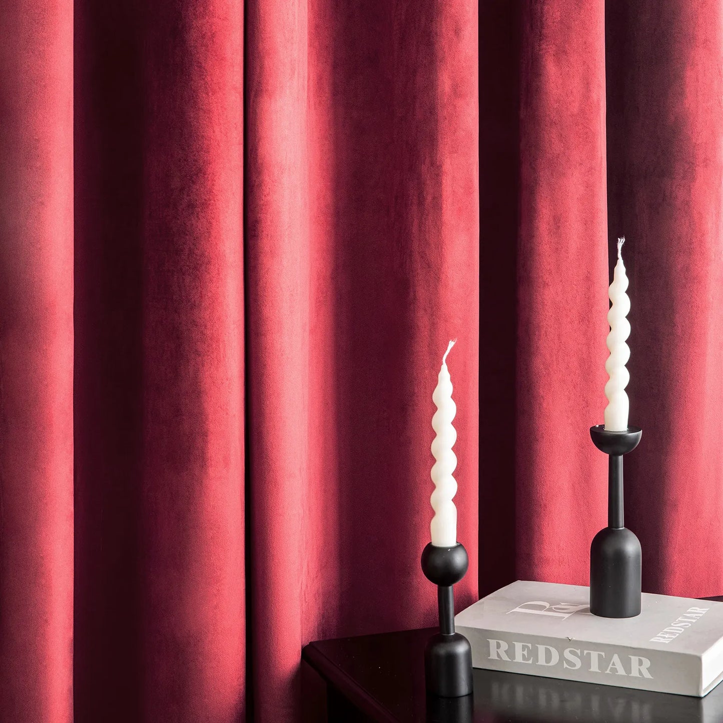 Custom-made velvet curtain · Milano