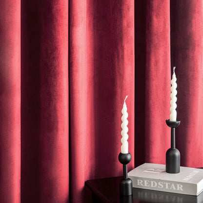 Custom-made velvet curtain · Milano