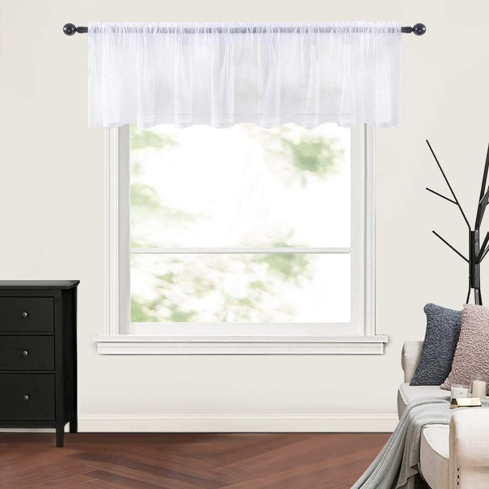 Half Tiers Curtains Cafe Kitchen Window Decor 1 Panel
