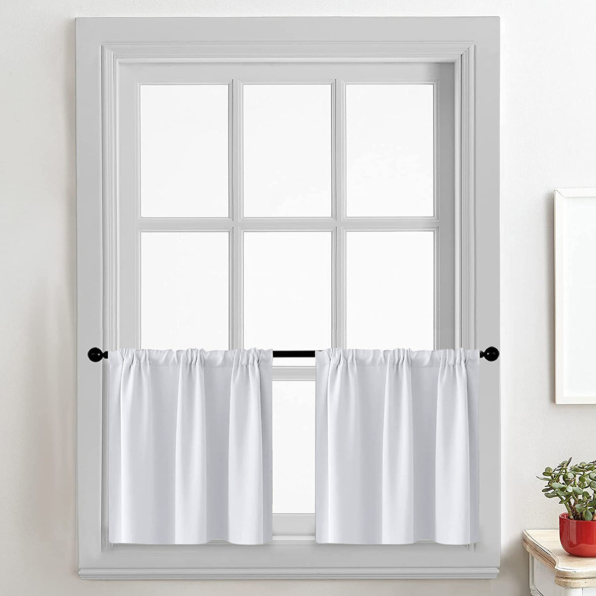 Thermal Blackout Small/Short Window Curtains 1 Panel