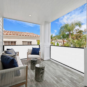 Rideau d'intimité sur mesure pour balcon extérieur · Ravello