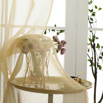 Rideaux transparents dégradés, 1 panneau, rose, 100 x 250 cm/140 x 260 cm