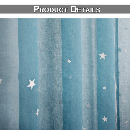 1 Panel Eyelets Window Sheer Curtains for Bedroom
