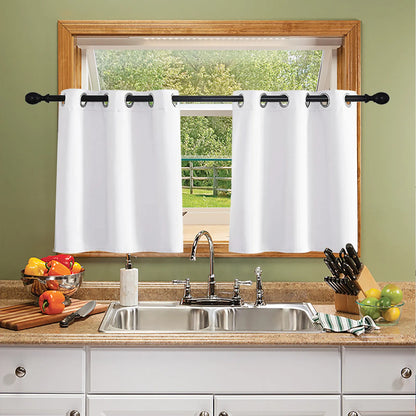 1 Panel High-precision Blackout Short Kitchen Curtains