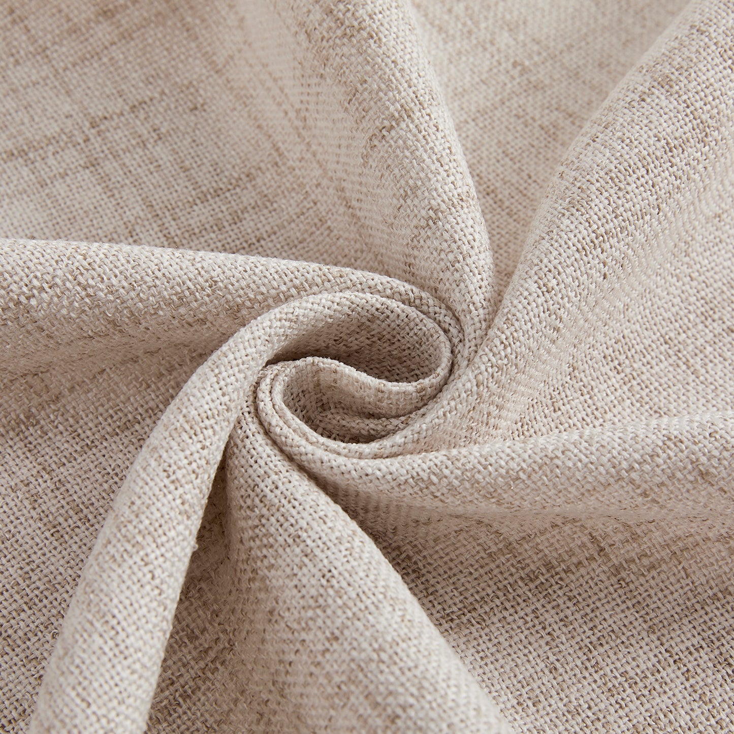 Rideau vintage aspect lin extra large couleur naturelle 1 panneau