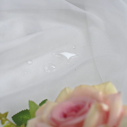 Transparente Outdoor Voile Gardine nach Maß · Silveta