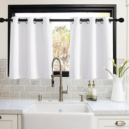 1 Panel High-precision Blackout Short Kitchen Curtains