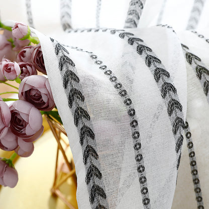 Sheer Curtains, 1 Panel, White, 100x130cm/100x250cm/140x260cm