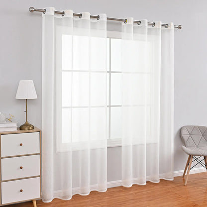 1 Panel Elegant Window Sheer Curtains