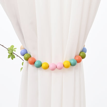 Rainbow Balls Beads Tiebacks Holdbacks Curtain Rope