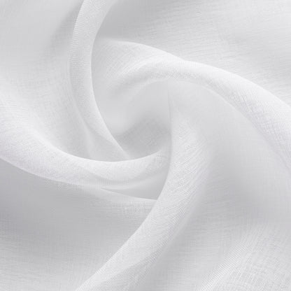 Transparent curtain in a set of 2 – white, light voile look