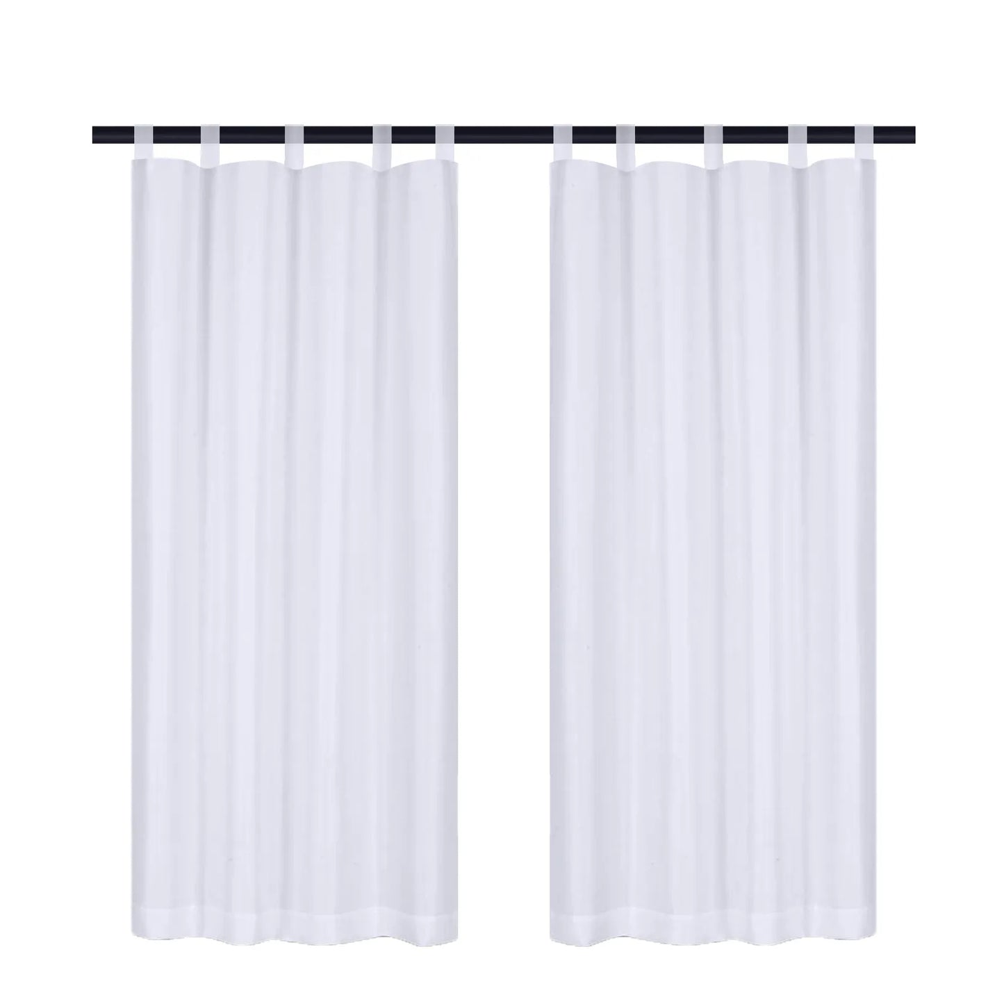 Leichte Outdoor Voile Gardine nach Maß mit Klettaufhängung · Calvera