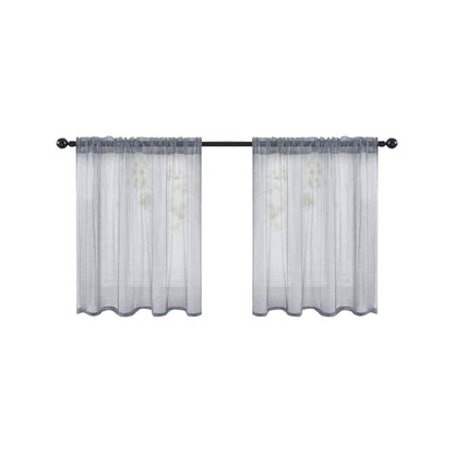 Half Tiers Curtains Cafe Kitchen Window Decor 1 Panel