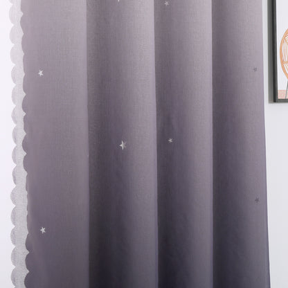 Double-Layer Blackout Curtains, 1 Panel, Purple, 132x160cm/132x213cm/132x243cm