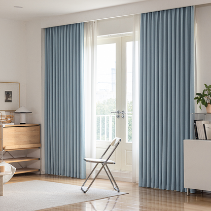 Custom-made structured blackout curtains · Asti 