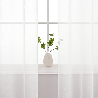 1 Panel Elegant Window Sheer Curtains