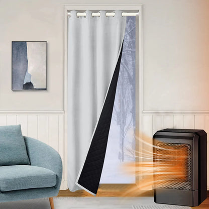 Soundproof and thermal insulating outdoor curtain made to measure · Arctivon