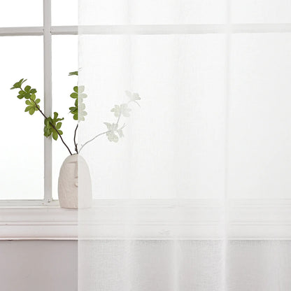 1 Panel Elegant Window Sheer Curtains