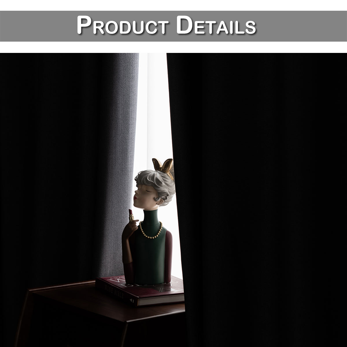 100% Blackout Curtains, 1 Panel, Gray, 100*130cm/134*160cm/134*210cm/134*245cm