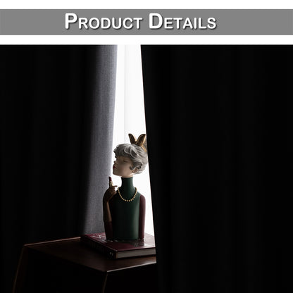 100% Blackout Curtains, 1 Panel, Gray, 100*130cm/134*160cm/134*210cm/134*245cm
