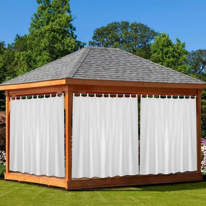 Custom-Made Outdoor Blackout Curtain with Hook-and-Loop Fastener · Dalmora