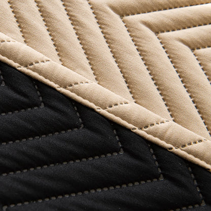 Rideau thermique épais sur mesure avec matelassage chevrons - Tessaro