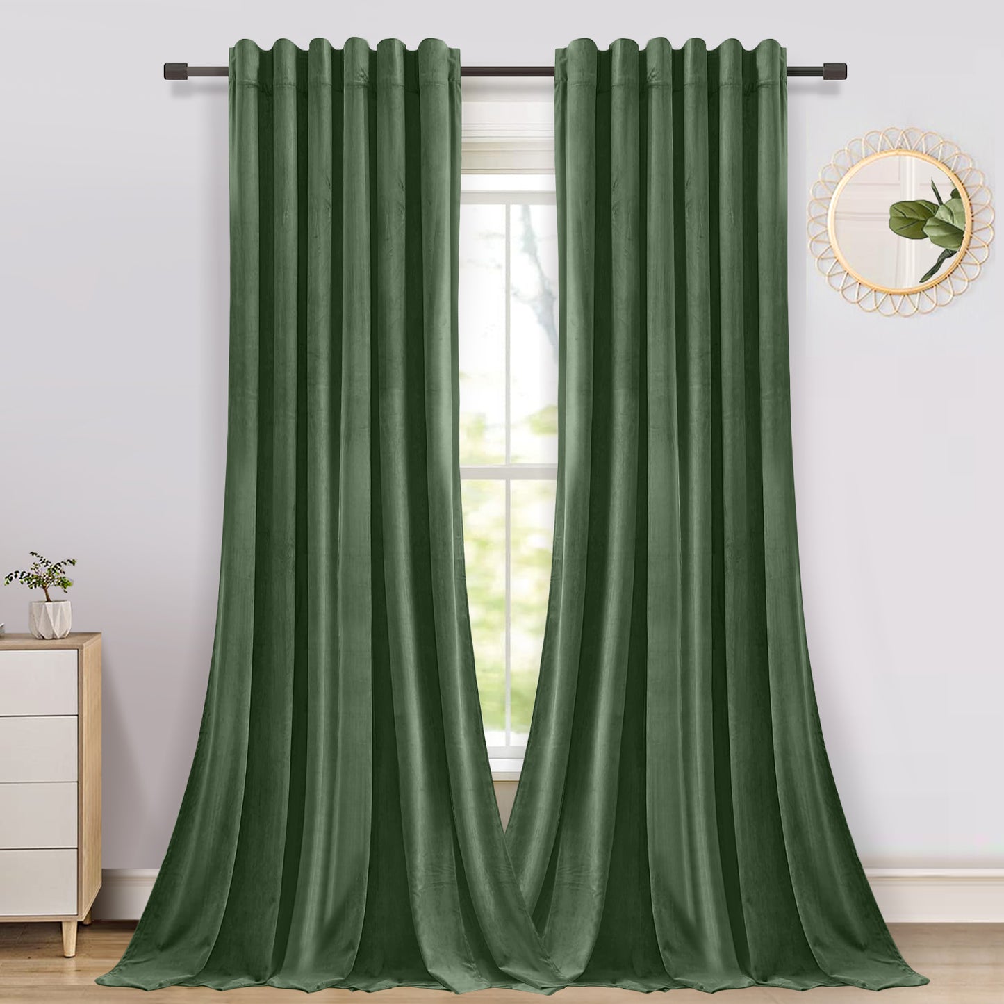 Rideaux en velours épais sur mesure · Vérone