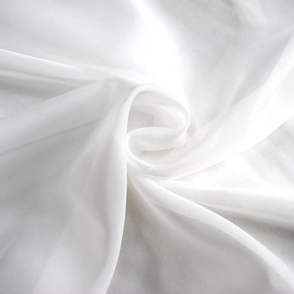 Transparente Outdoor Voile Gardine nach Maß · Silveta