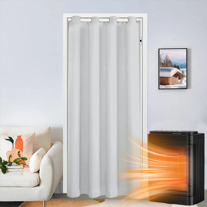 Soundproof and thermal insulating outdoor curtain made to measure · Arctivon