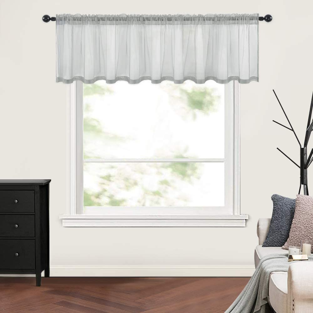 Half Tiers Curtains Cafe Kitchen Window Decor 1 Panel