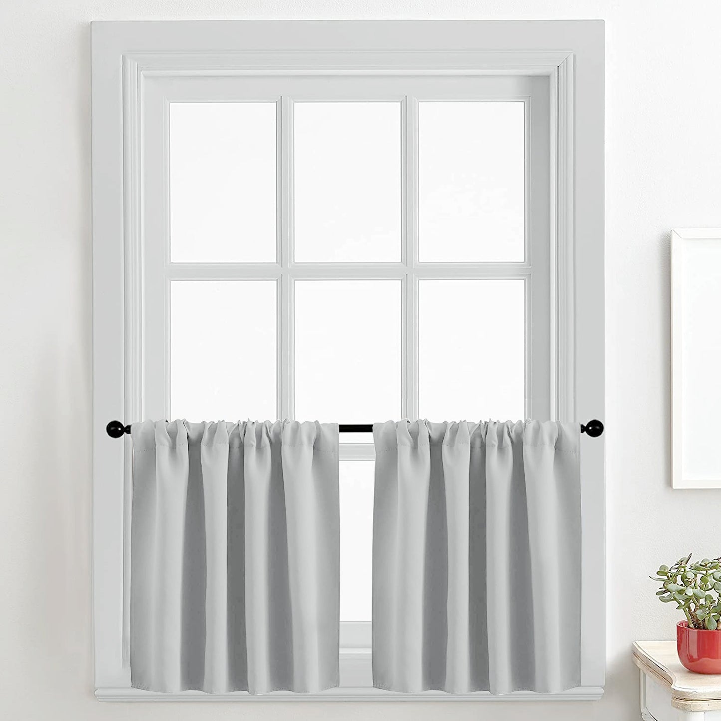 Thermal Blackout Small/Short Window Curtains 1 Panel