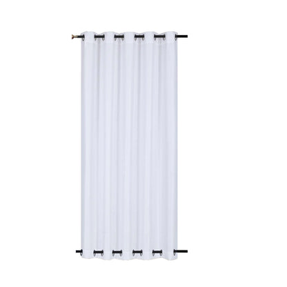 Outdoor Gardine Halbtransparent undWinddicht  Wasserabweisend Weiß 1 Panel