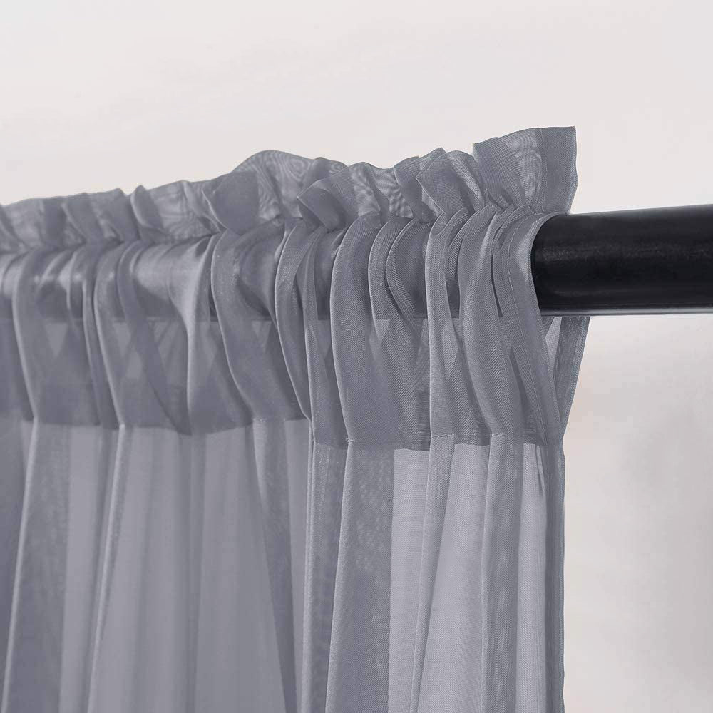 Half Tiers Curtains Cafe Kitchen Window Decor 1 Panel