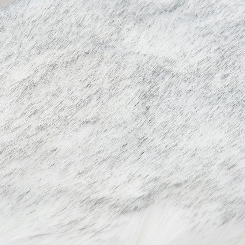 Fluffy faux fur rug, long pile shaggy rug, 60x180 cm