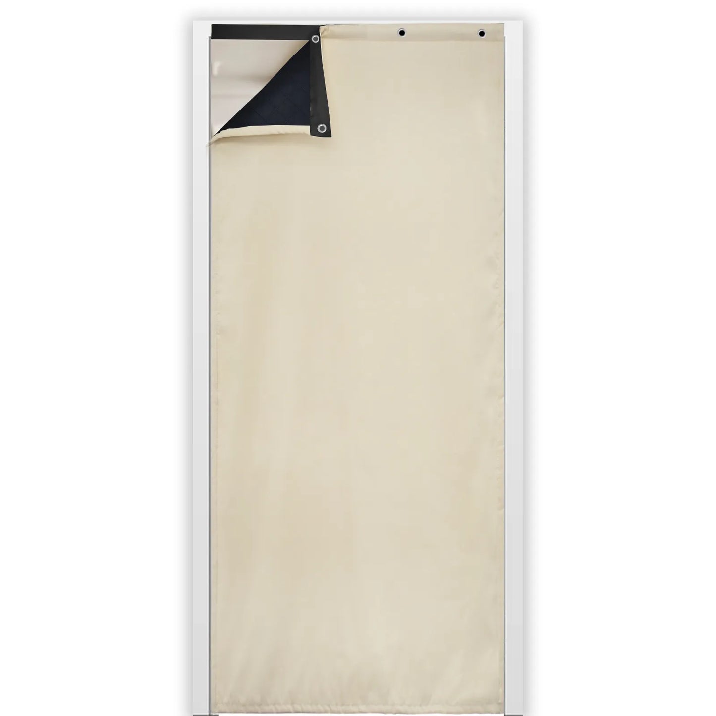Heavy Outdoor Thermal Door Curtain Made to Measure · Gravento