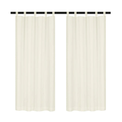 Leichte Outdoor Voile Gardine nach Maß mit Klettaufhängung · Calvera