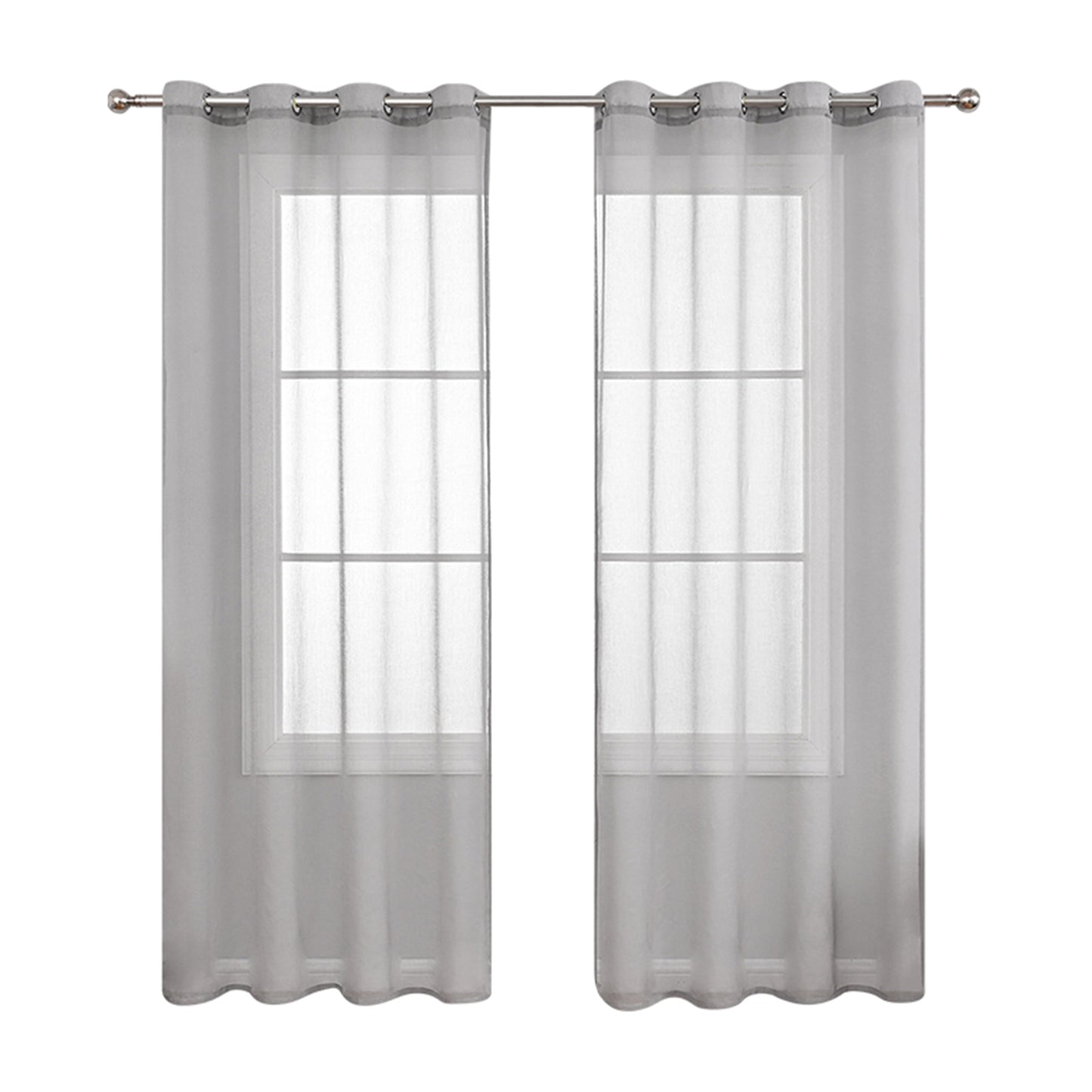 1 Panel Elegant Window Sheer Curtains