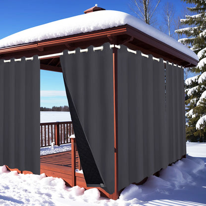 Heavy-Duty Outdoor Blackout and Thermal Curtain Custom Made · Boreva