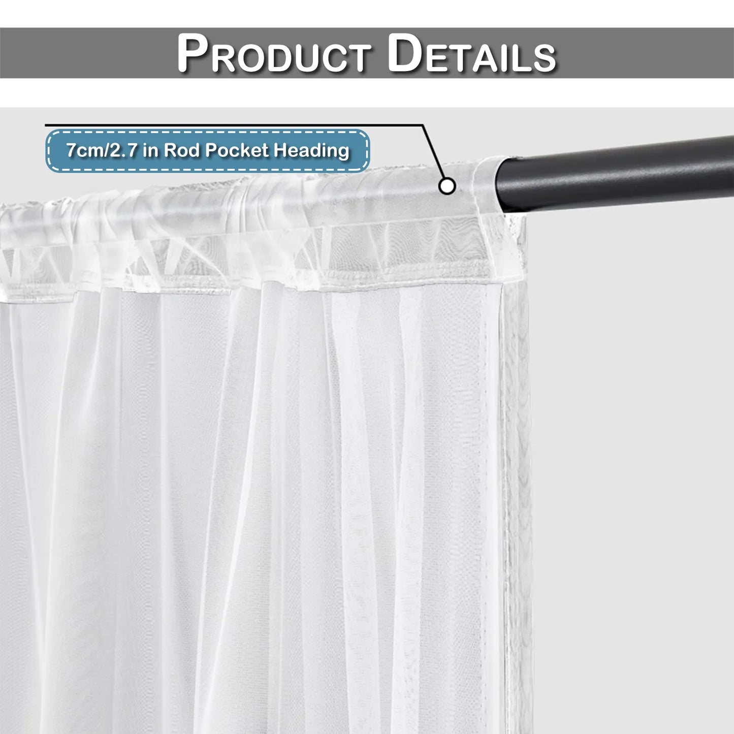 Double-layered outdoor curtain made to measure with mosquito net · Solmara