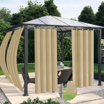 Weatherproof outdoor thermal curtain made to measure · Norvella