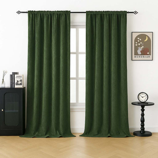 Klassische Jacquard-Samtvorhänge · Aurélia