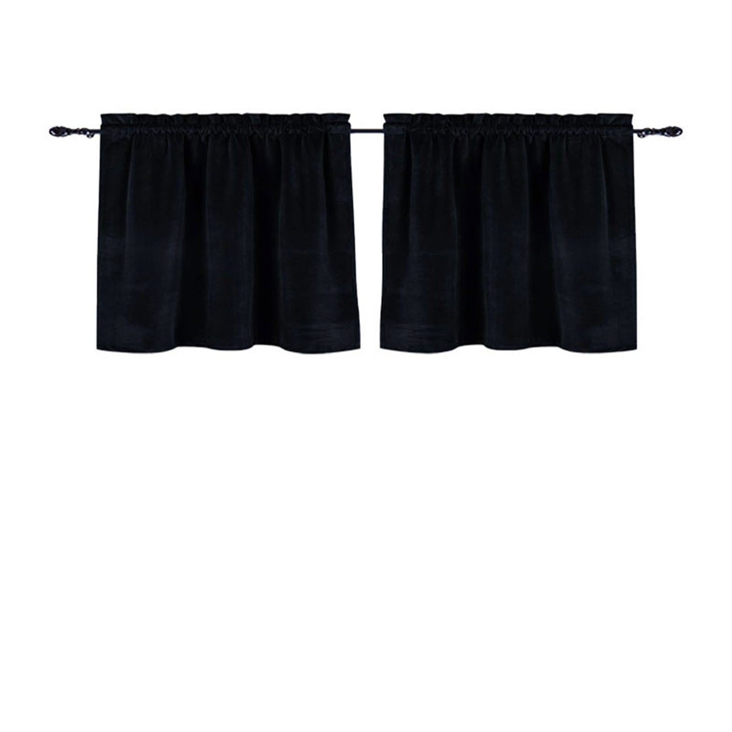 Velour Animal Print Curtains for Motorhomes and Caravans – Set of 2