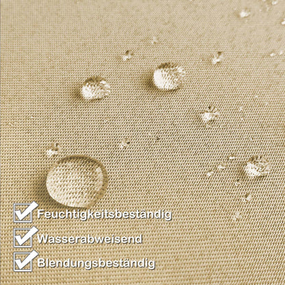 Wasserabweisender und Windstabiler Outdoor Vorhang für Terrasse und Garten