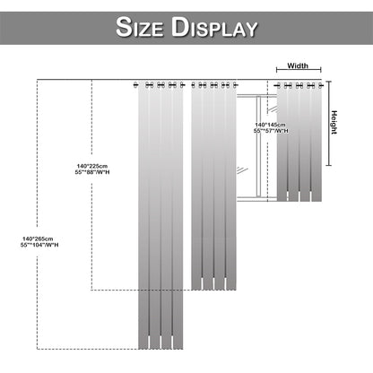 Rideaux transparents en mousseline de soie, 1 panneau, rose, 140 x 145 cm/140 x 225 cm/140 x 265 cm