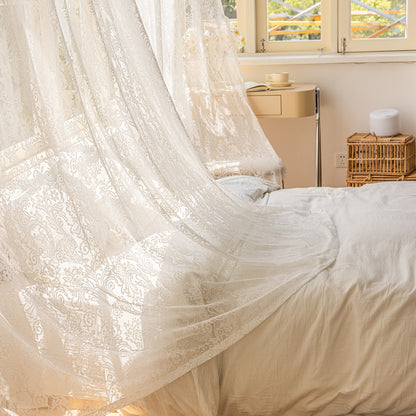 Beaded gauze netting