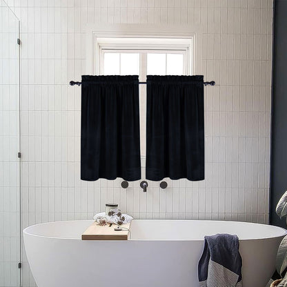 Velour Animal Print Curtains for Motorhomes and Caravans – Set of 2