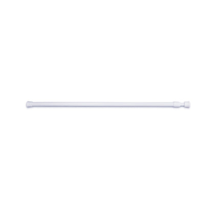 Tringle à rideau extensible réglable à ressort, lot de 2, blanc, 18 cm à 100 cm